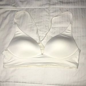 White Lightly Lined Plunge Victoria’s Secret Bra